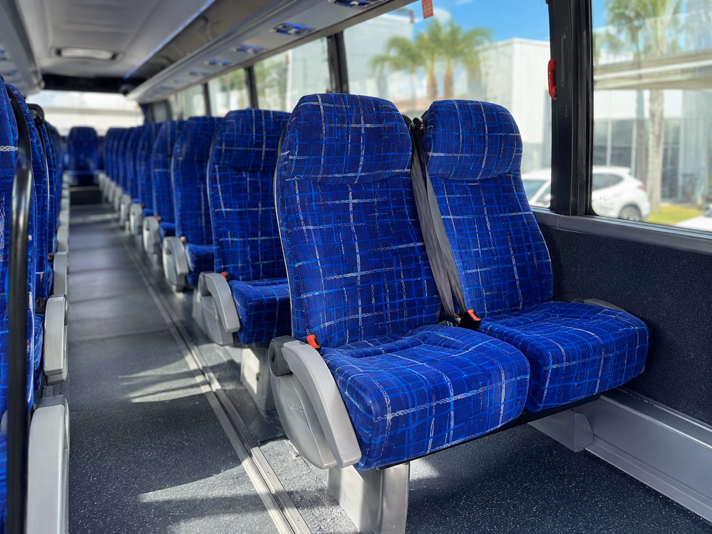rochester charter bus interior