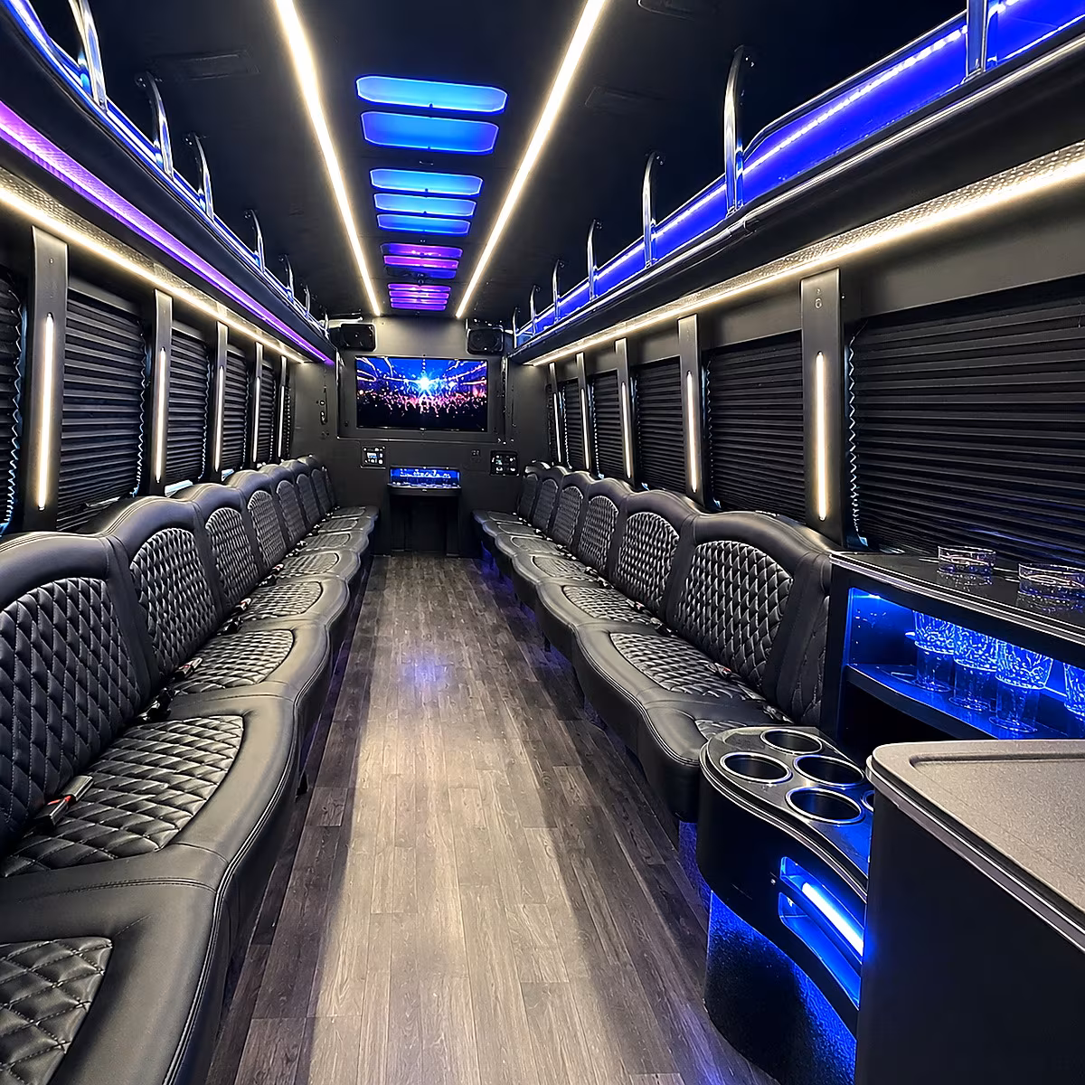 rochester party bus rentals inside