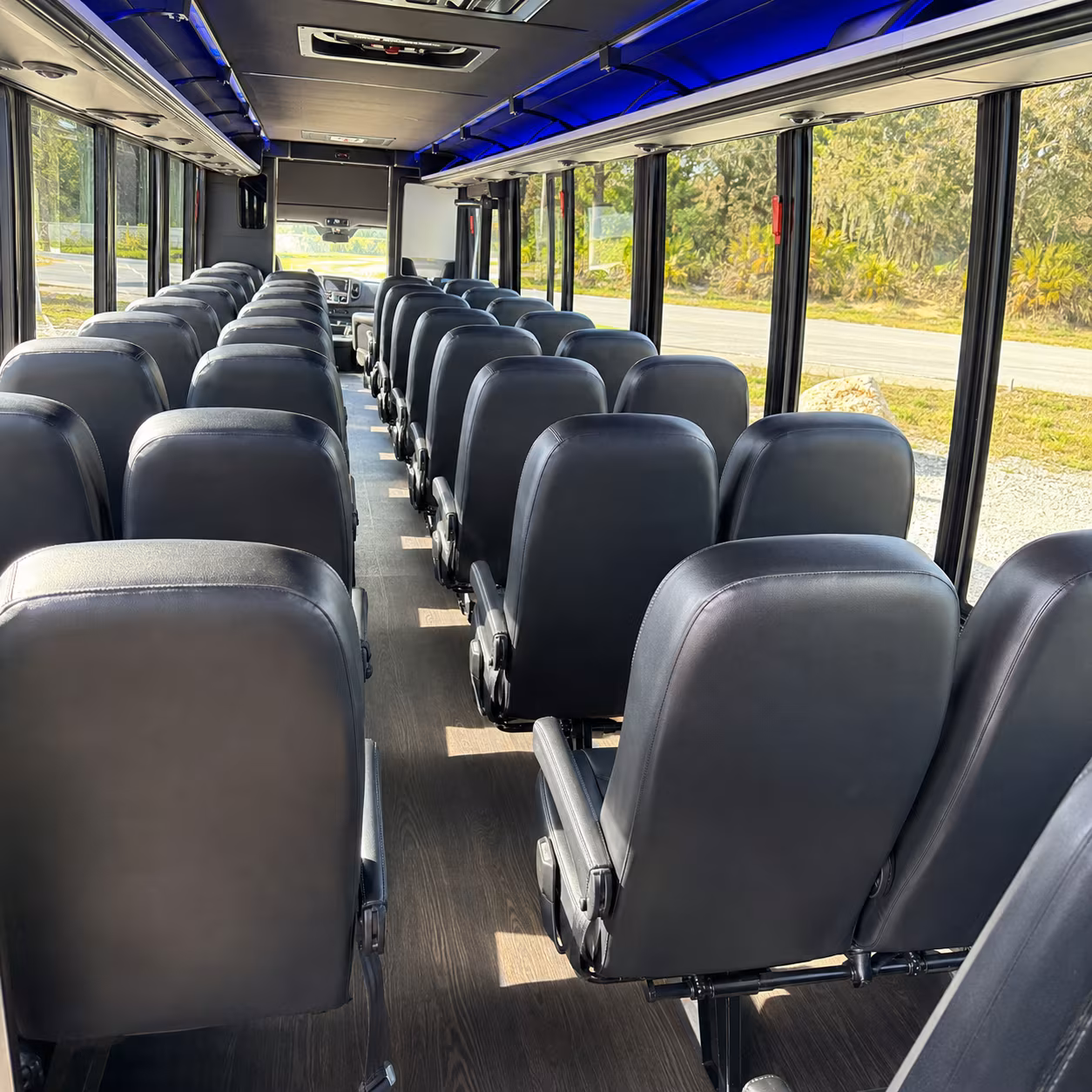 rochester religious group transportation onboard seating