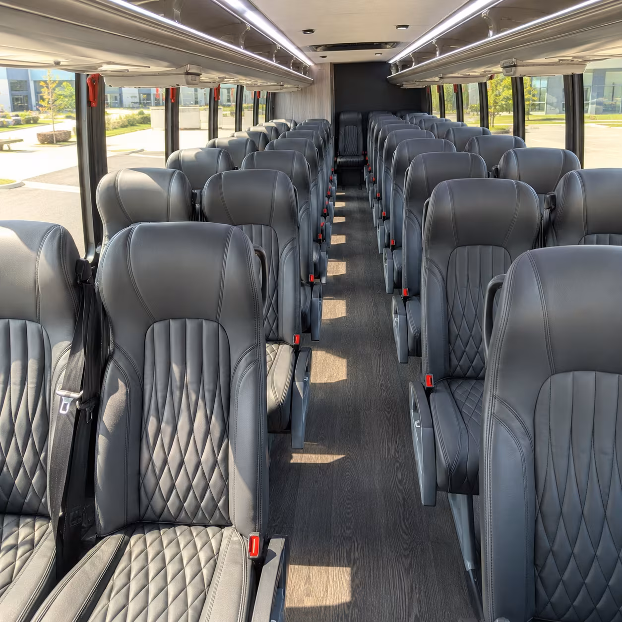 rochester sporting event transportation onboard seating